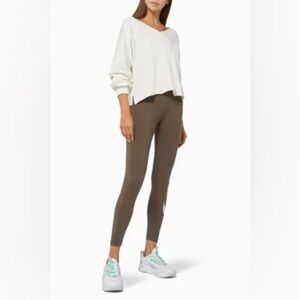 Nike Yoga Long Sleeve Top Nike Luxe V-Neck Long Sleeve Top Sail White Size XS